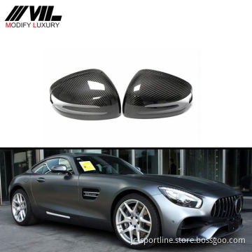 Carbon Fiber Rear View Mirror Cover for Mercedes-Benz SLK/SLC/AMG GT 2012-2018